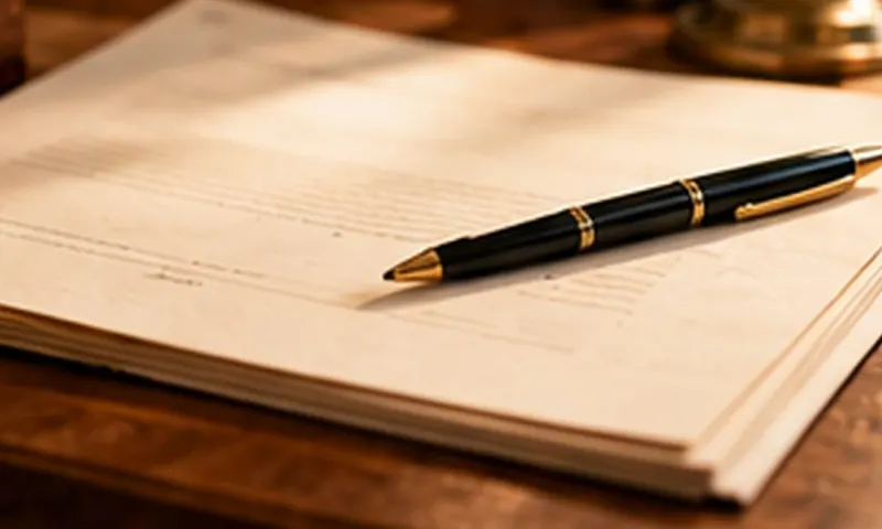 A fountain pen resting on signed pages on a timber desk